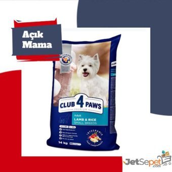 Club4Paws Premium Pirinçli ve Kuzu Etli Küçük Irk Yetişkin Kuru Köpek Maması 500 gr