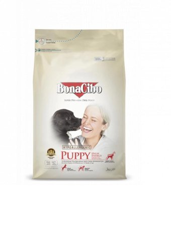 Bonacibo Super Premium High Energy Tüm Irklar Yavru Kuru Köpek Maması 3 kg