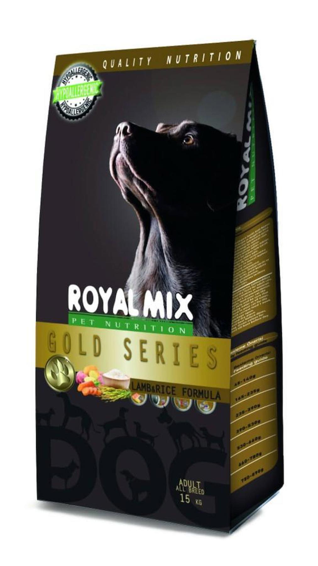 Royal Mix Gold Series Kuzu Etli Tüm Irklar Yetişkin Kuru Köpek Maması 15 kg