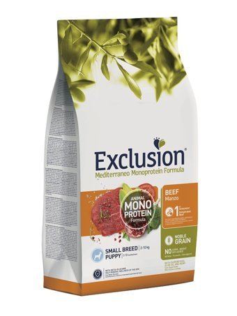 Exclusion Monoprotein Sığır Etli Küçük Irk Yavru Kuru Köpek Maması