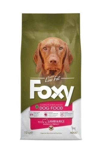Foxy Low Fat Kuzu Etli Tüm Irklar Yetişkin Kuru Köpek Maması 12 kg