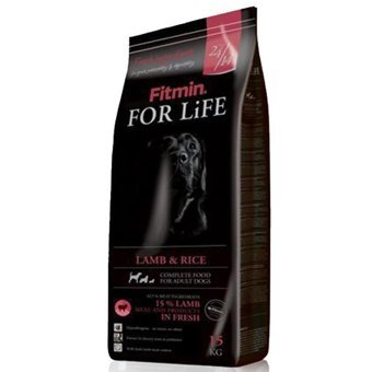 Fitmin For Life Kuzu Etli Tüm Irklar Yetişkin Kuru Köpek Maması 15 kg