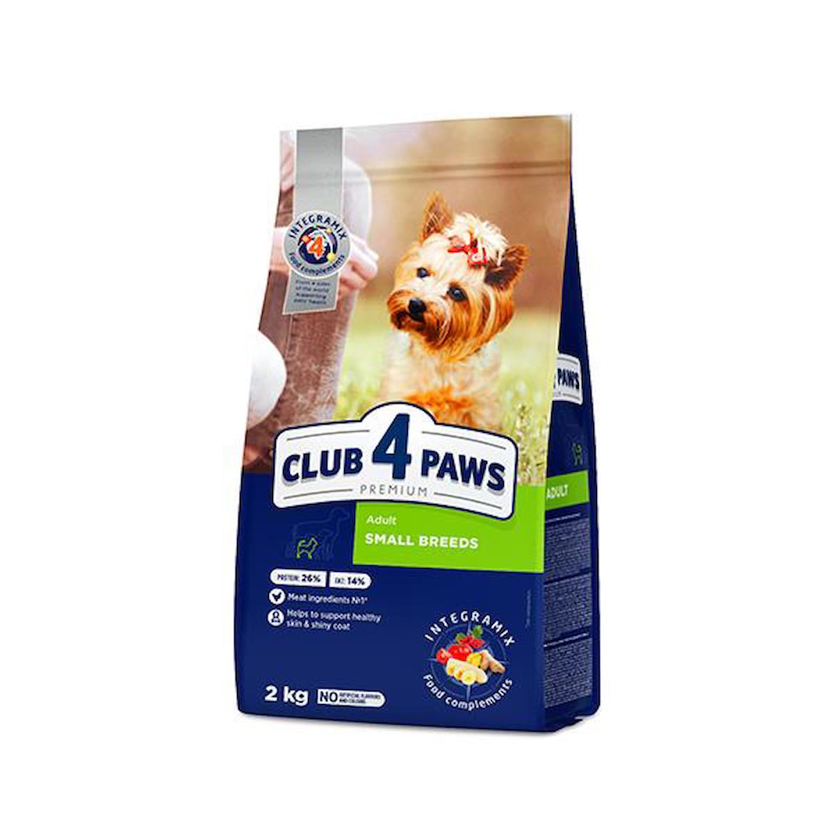 Club4Paws Premium Tavuklu Küçük Irk Yetişkin Kuru Köpek Maması 2 kg