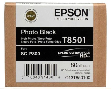 Epson T8501-C13T850100 Orijinal Siyah Mürekkep Kartuş