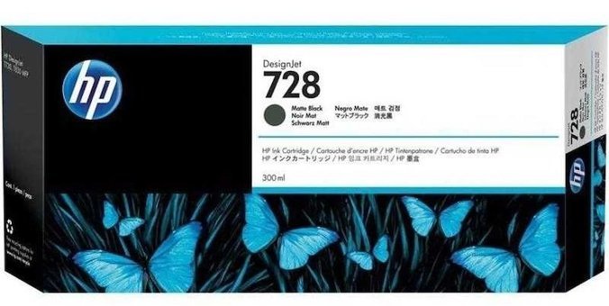 HP 728 F9J68A Orijinal Siyah Mürekkep Kartuş