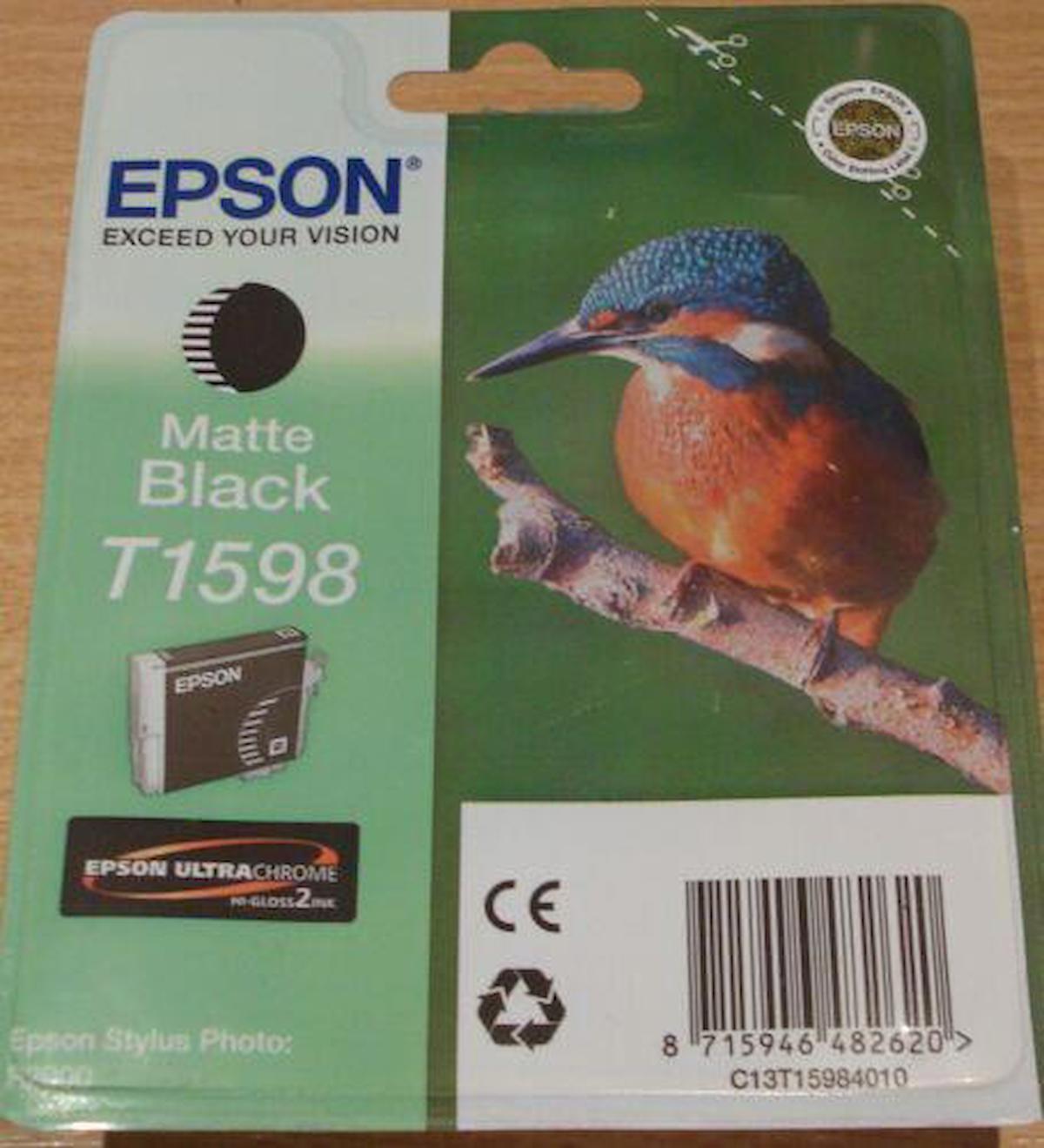 Epson T1598-C13T15984010 Orijinal Siyah Mürekkep Kartuş