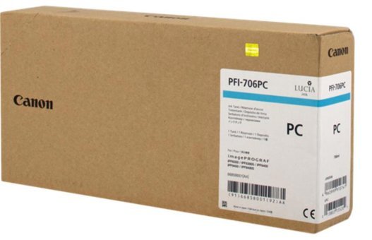 Canon PFI 706PC/6685B001 Orijinal Mavi Mürekkep Kartuş