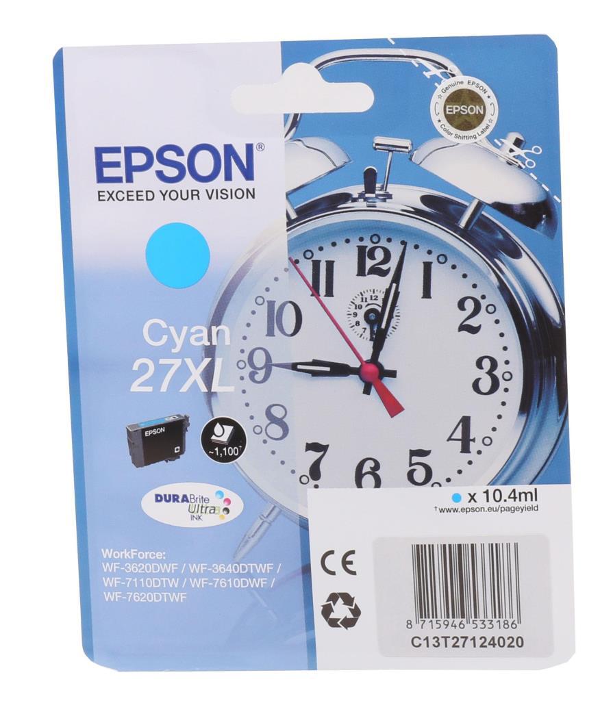 Epson 27XL T27124012 Orijinal Mavi Mürekkep Kartuş