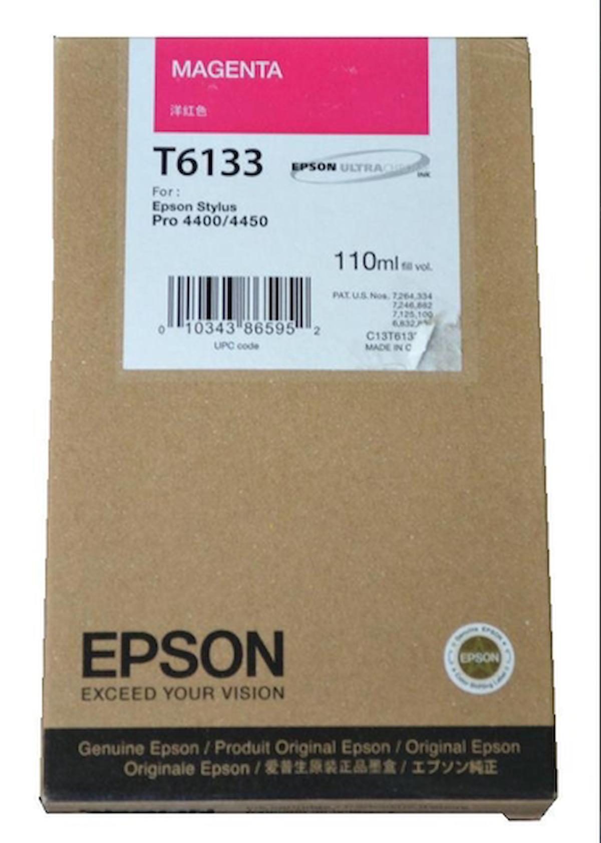 Epson T6133-C13T613300 Orijinal Kırmızı Mürekkep Kartuş