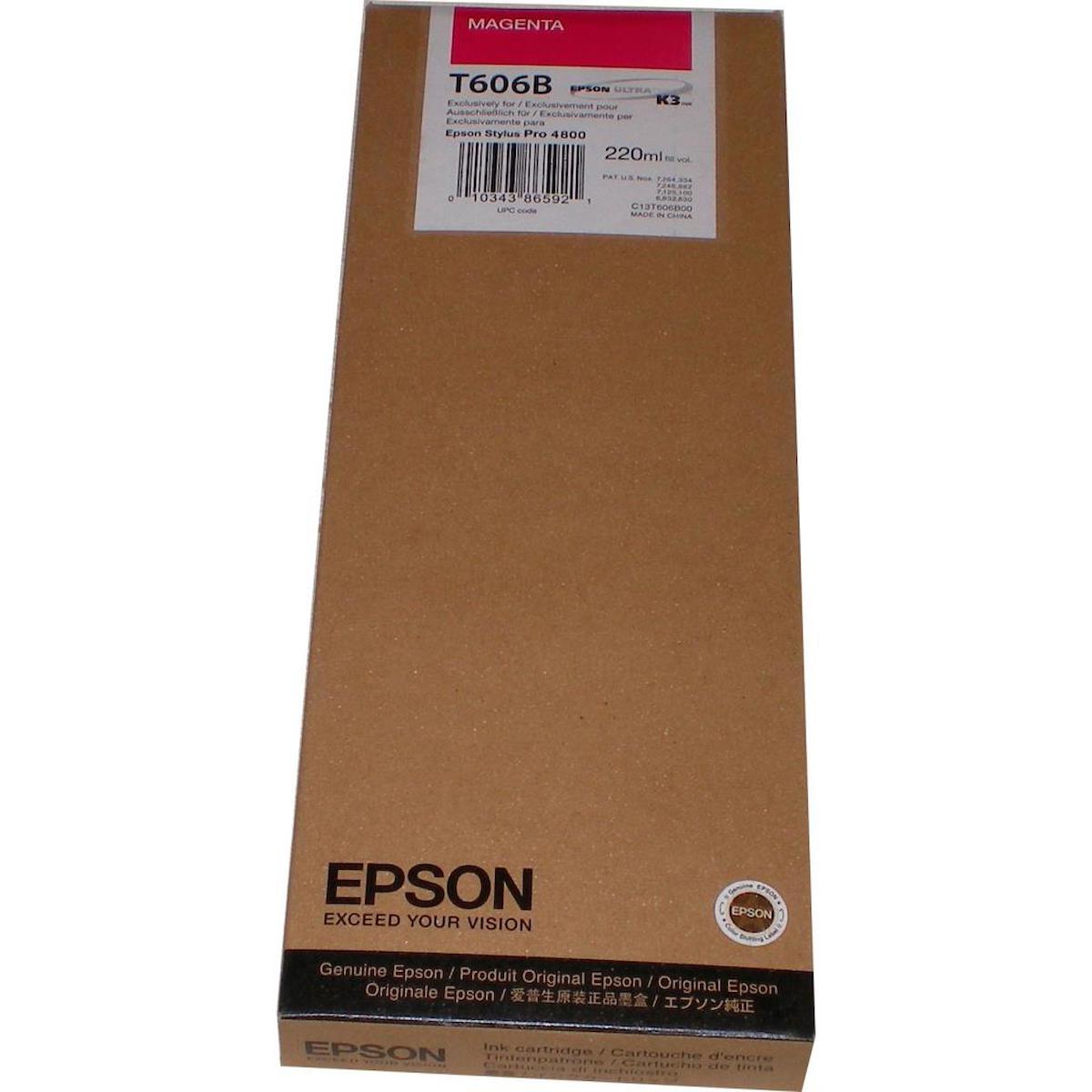 Epson T606B-C13T606B00 Orijinal Kırmızı Mürekkep Kartuş