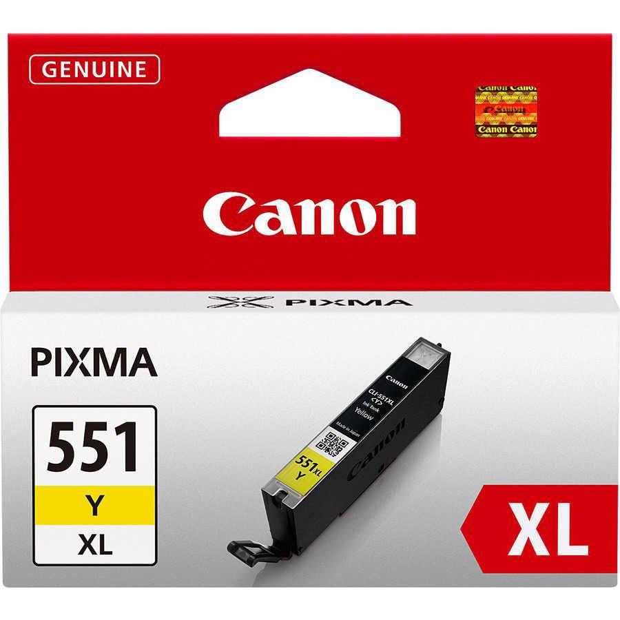 Canon CLI-551Y XL Orijinal Sarı Mürekkep Kartuş