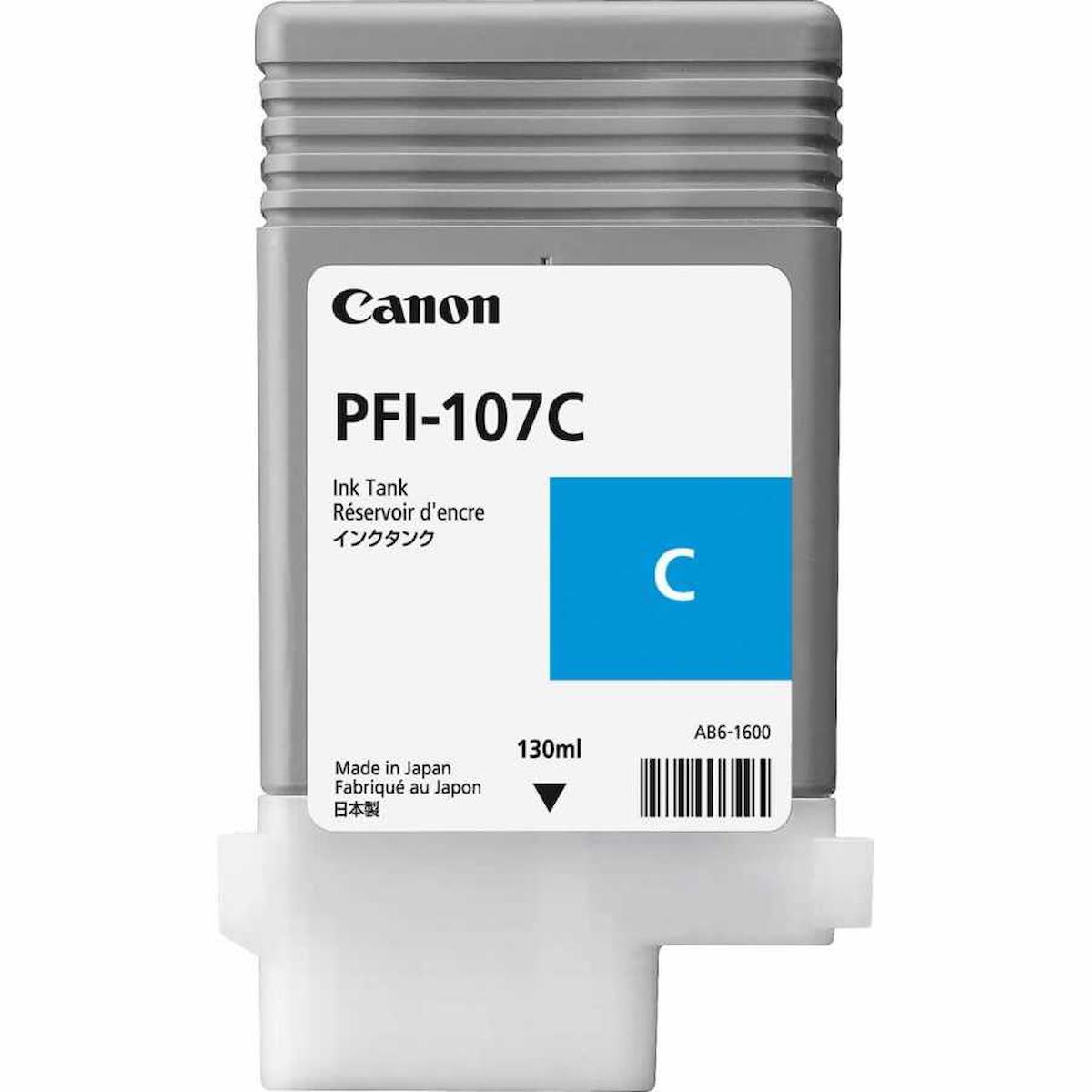 Canon PFI-107C Orijinal Mavi Mürekkep Kartuş