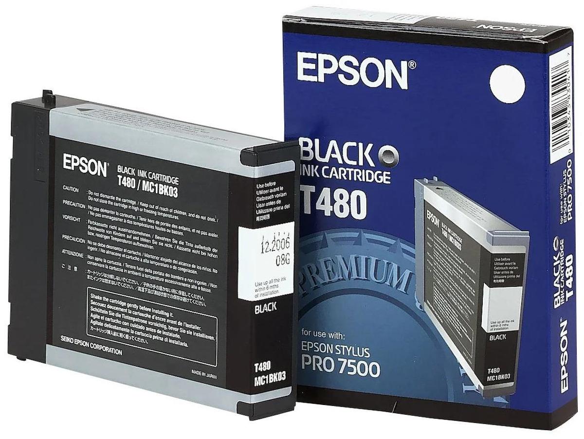 Epson T480-C13T480011 Orijinal Siyah Mürekkep Kartuş