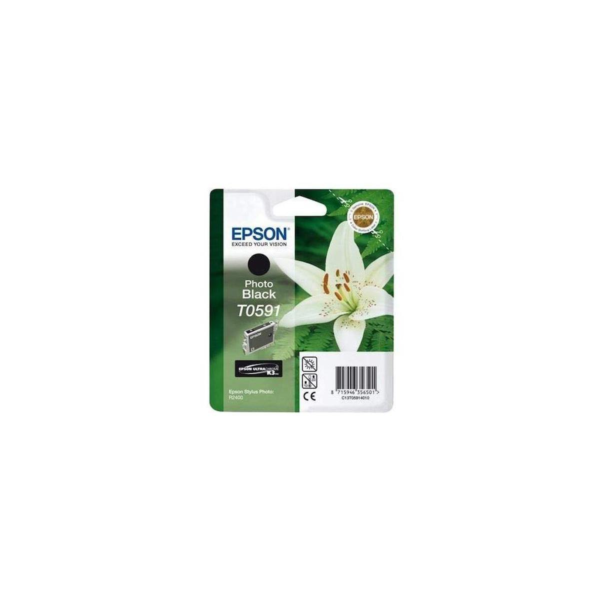 Epson T0591-C13T05914020 Orijinal Siyah Mürekkep Kartuş