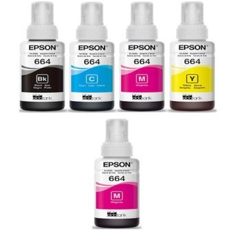 Epson T664 Orijinal Renkli Kartuş Seti +1 Kırmızı Hediyeli L300