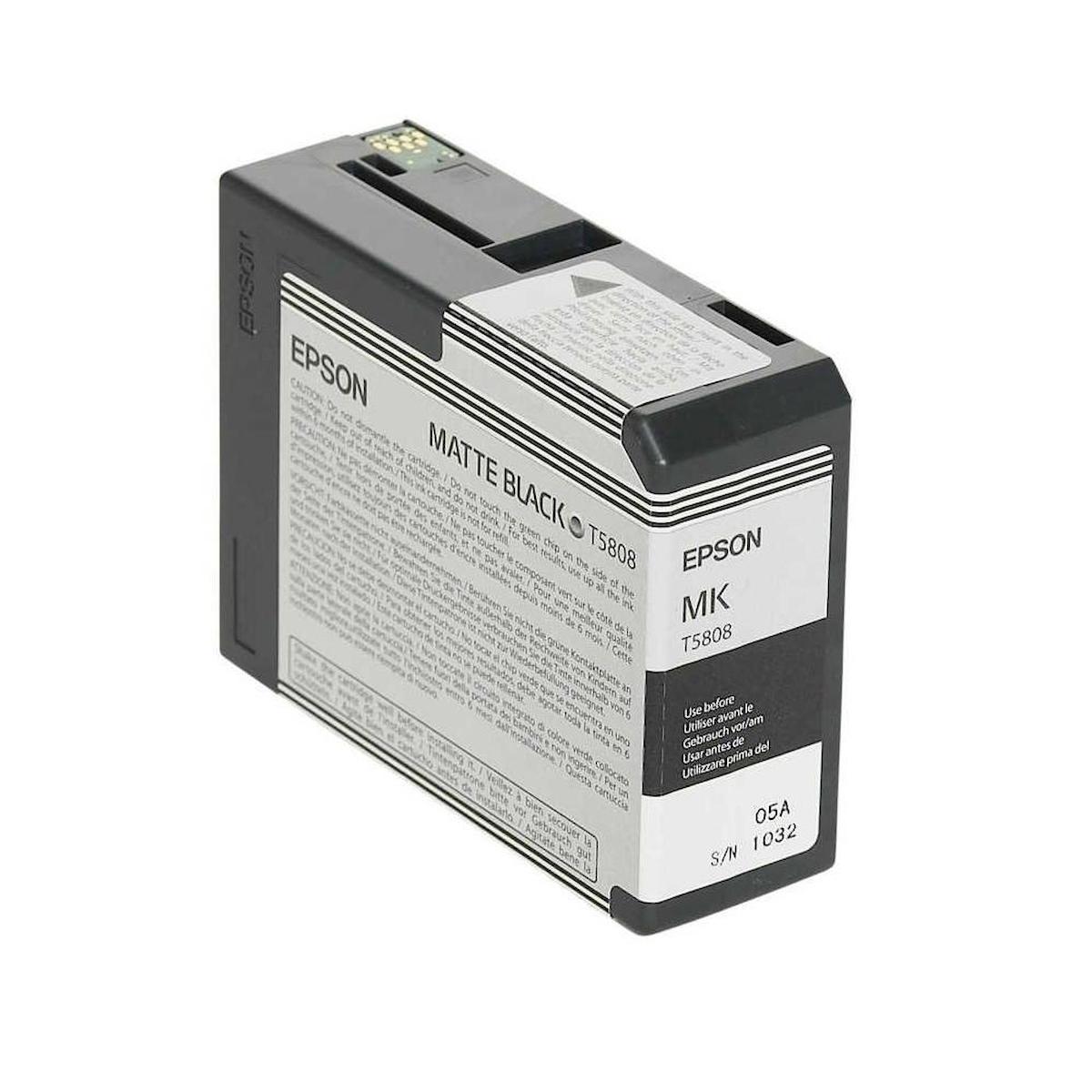 Epson T5808-C13T580800 Orijinal Siyah Mürekkep Kartuş