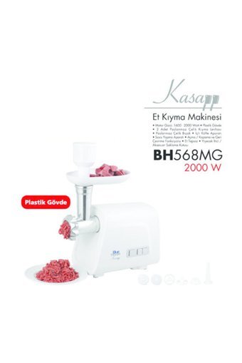 Blue House BH568MG İçli Köfte Aparatlı Salça Aparatlı Kıyma Makinesi