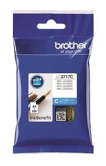 Brother LC-3717 Orijinal Mavi Mürekkep Kartuş