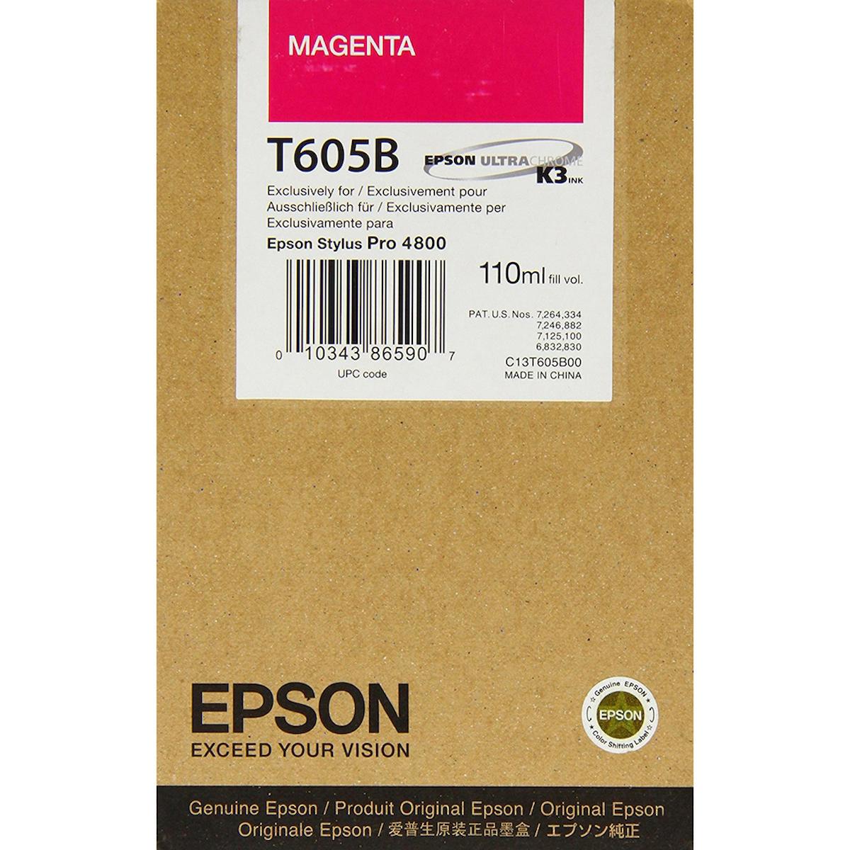 Epson T605B-C13T605B00 Orijinal Kırmızı Mürekkep Kartuş