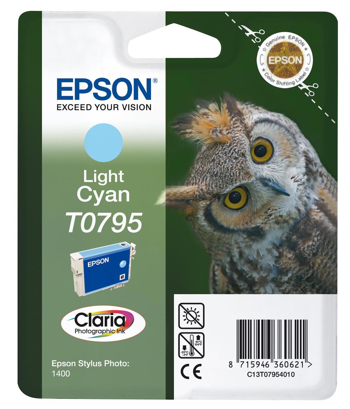 Epson T0795 C13T07954010 Orijinal Mavi Mürekkep Kartuş