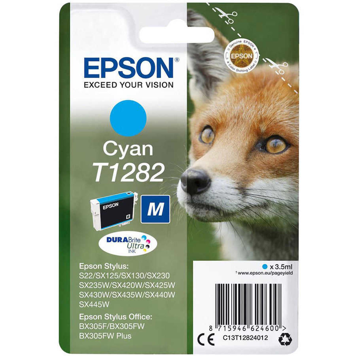 Epson T1282-C13T12824020 Orijinal Mavi Mürekkep Kartuş