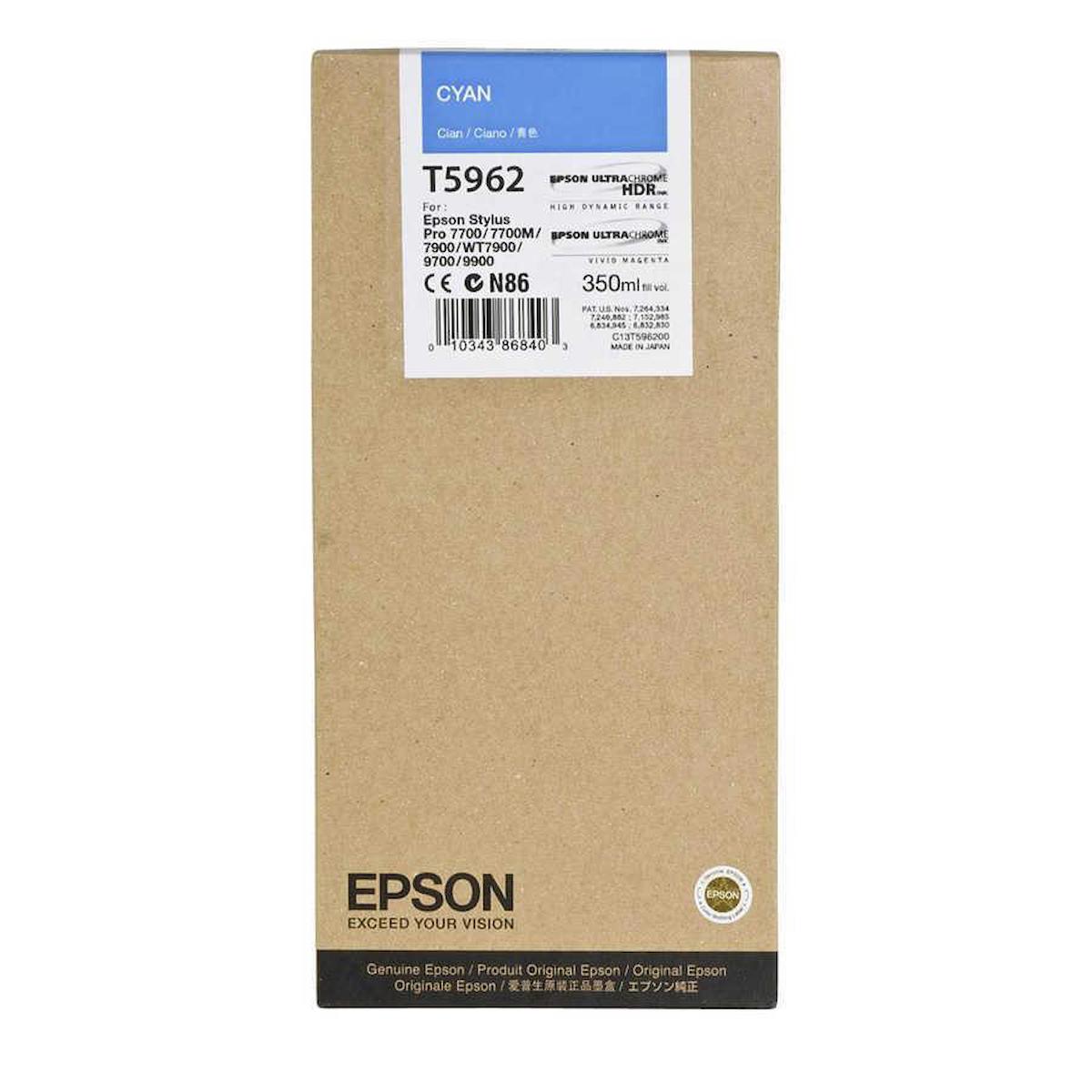 Epson T5962-C13T596200 Orijinal Mavi Mürekkep Kartuş