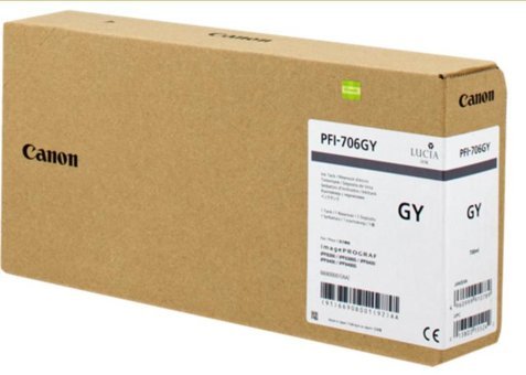 Canon PFI 706GY/6690B001 Orijinal Gri Mürekkep Kartuş