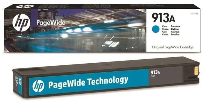 HP 913A-F6T77AE Orijinal Mavi Mürekkep Kartuş