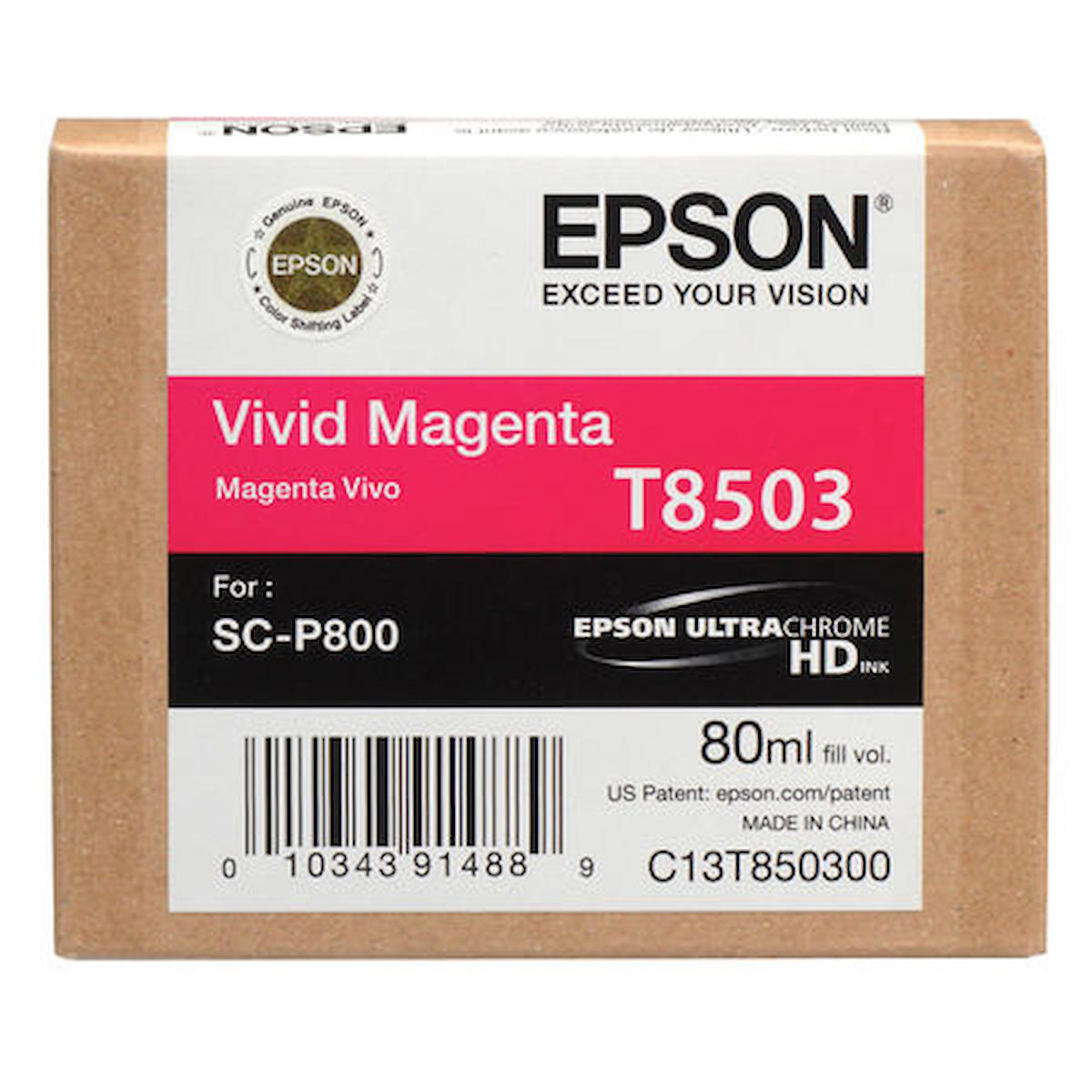 Epson T8503-C13T850300 Orijinal Kırmızı Mürekkep Kartuş