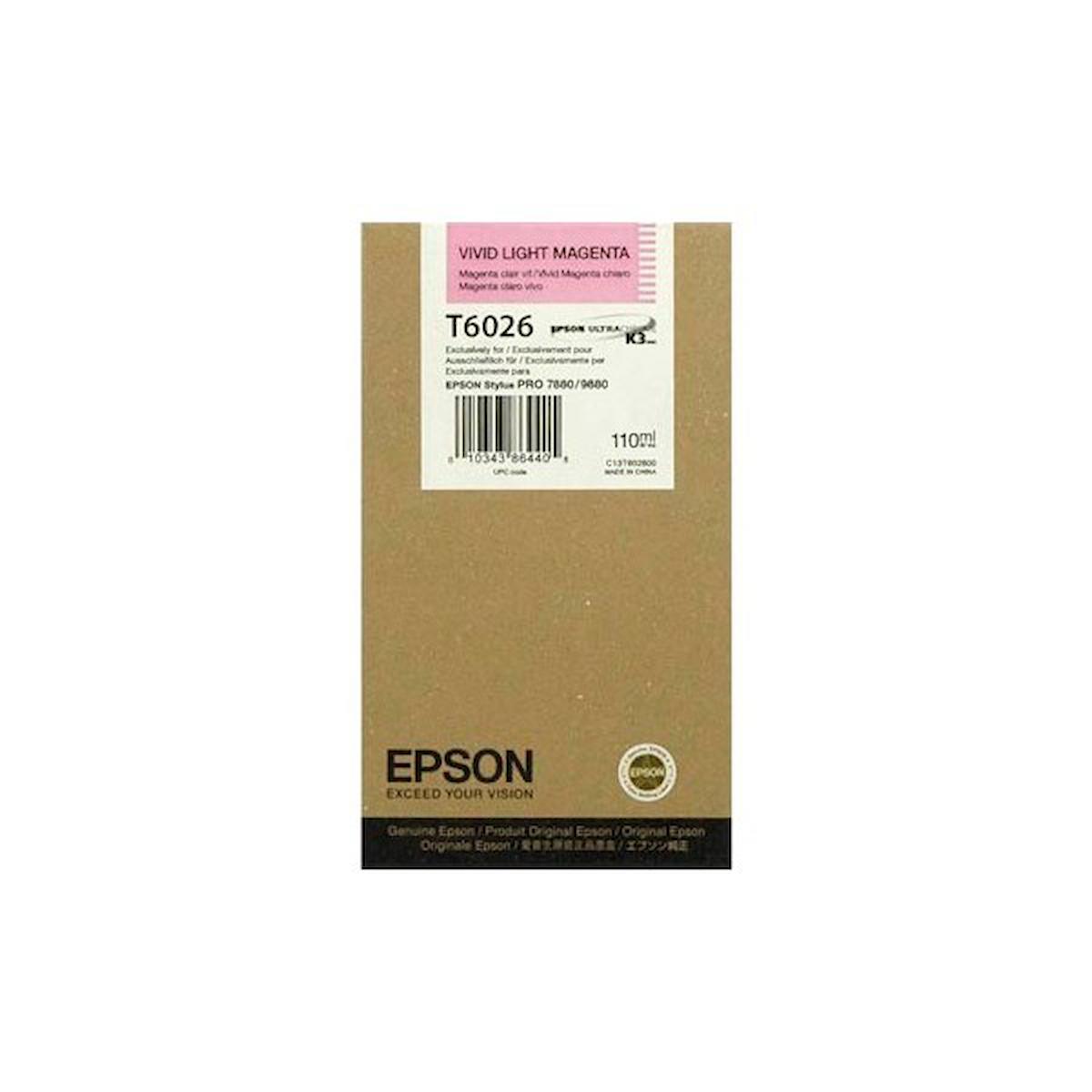 Epson T6026-C13T602600 Orijinal Kırmızı Mürekkep Kartuş