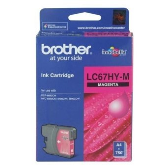 Brother LC67HY-M Orijinal Kırmızı Mürekkep Kartuş