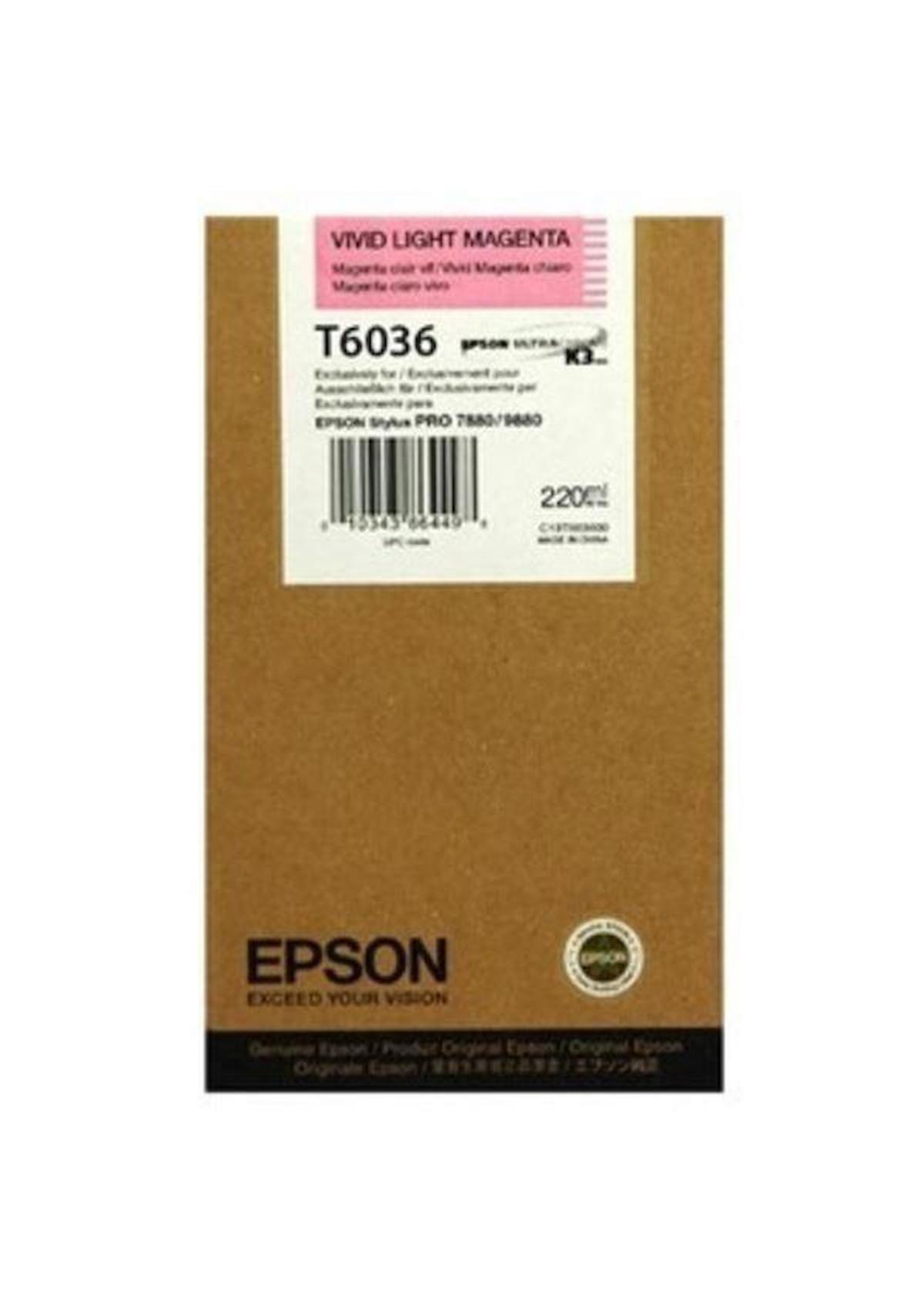 Epson T6038B-C13T603800 Orijinal Kırmızı Mürekkep Kartuş