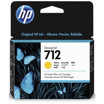 HP 712-3ED69A Orijinal Sarı Mürekkep Kartuş