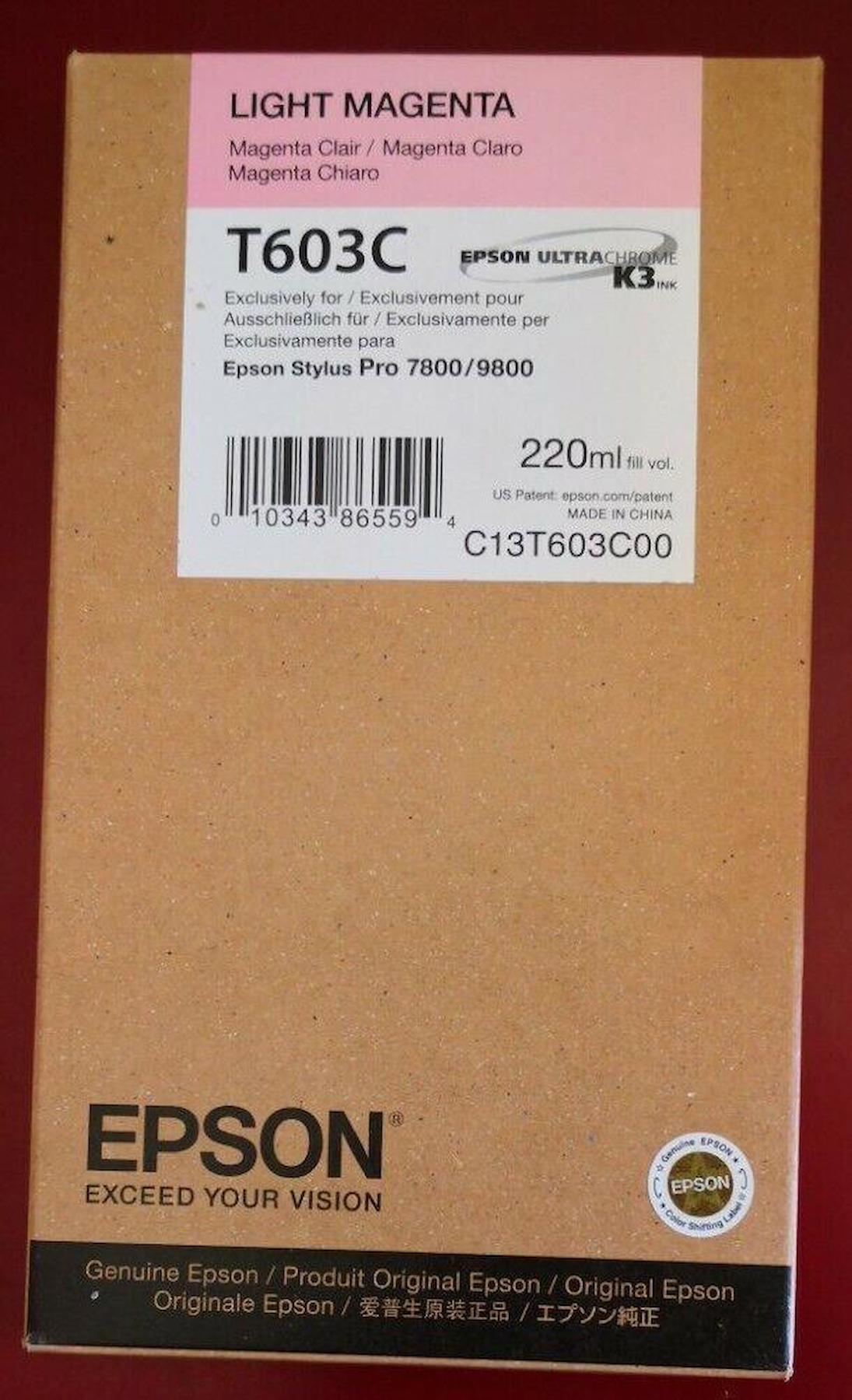Epson T603C-C13T603C00 Orijinal Kırmızı Mürekkep Kartuş