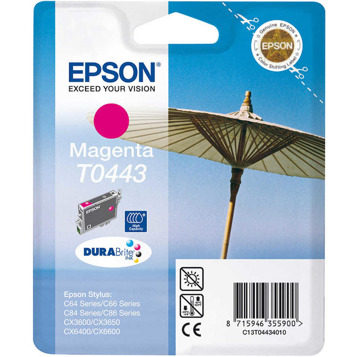 Epson T0443-C13T04434020 Orijinal Kırmızı Mürekkep Kartuş