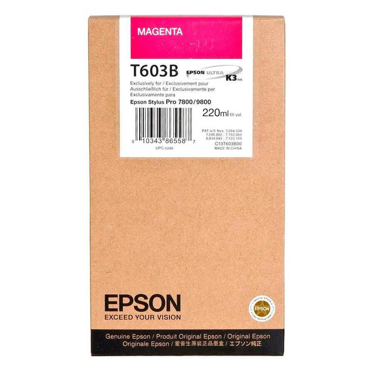Epson T603B-C13T603B00 Orijinal Kırmızı Mürekkep Kartuş