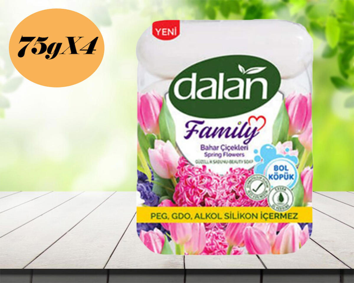 Dalan Bahar Çiçekleri Sabun 4x75 gr