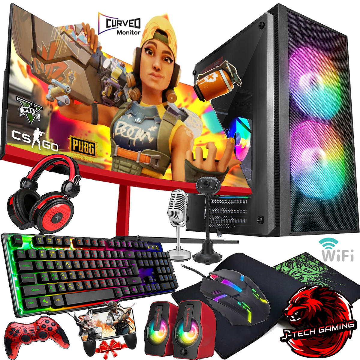 DTS Teknoloji GX234 Paylaşımlı UHD Graphics Ekran Kartlı Intel Core i5 2400 16 GB DDR3 1 TB SSD 24 inç FULL HD FreeDos Masaüstü Oyuncu Bilgisayarı