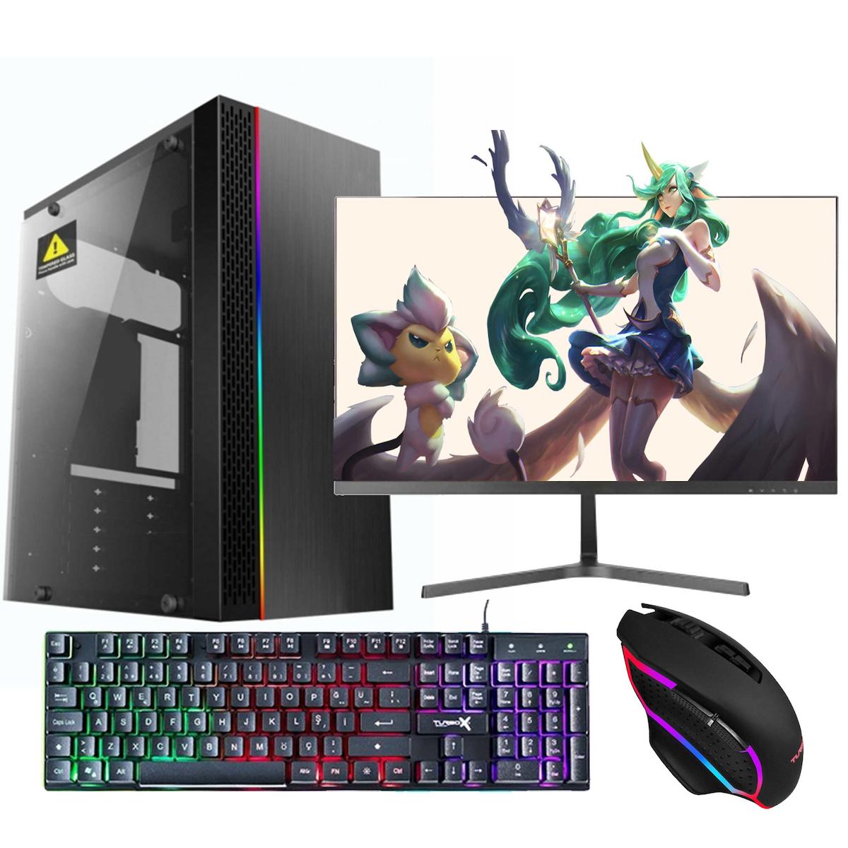 Oleas GMX50 Harici GeForce GT 730 Ekran Kartlı Intel Core i5 3470 16 GB DDR3 256 GB SSD 23.8 inç FULL HD FreeDos Masaüstü Oyuncu Bilgisayarı