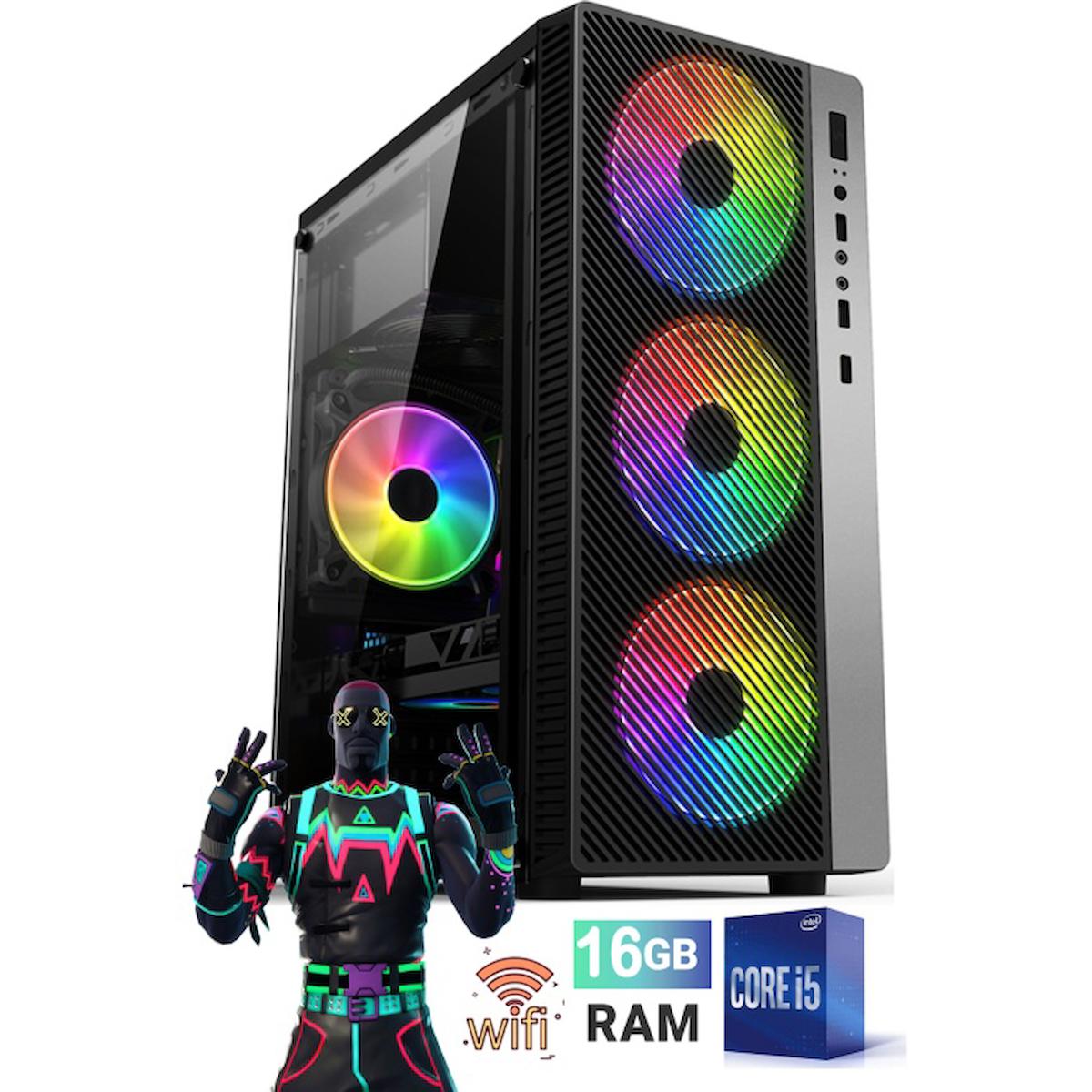 OEM GX283 Paylaşımlı UHD Graphics Ekran Kartlı Intel Core i5 3470 16 GB DDR3 256 GB SSD FreeDos Masaüstü Oyuncu Bilgisayarı