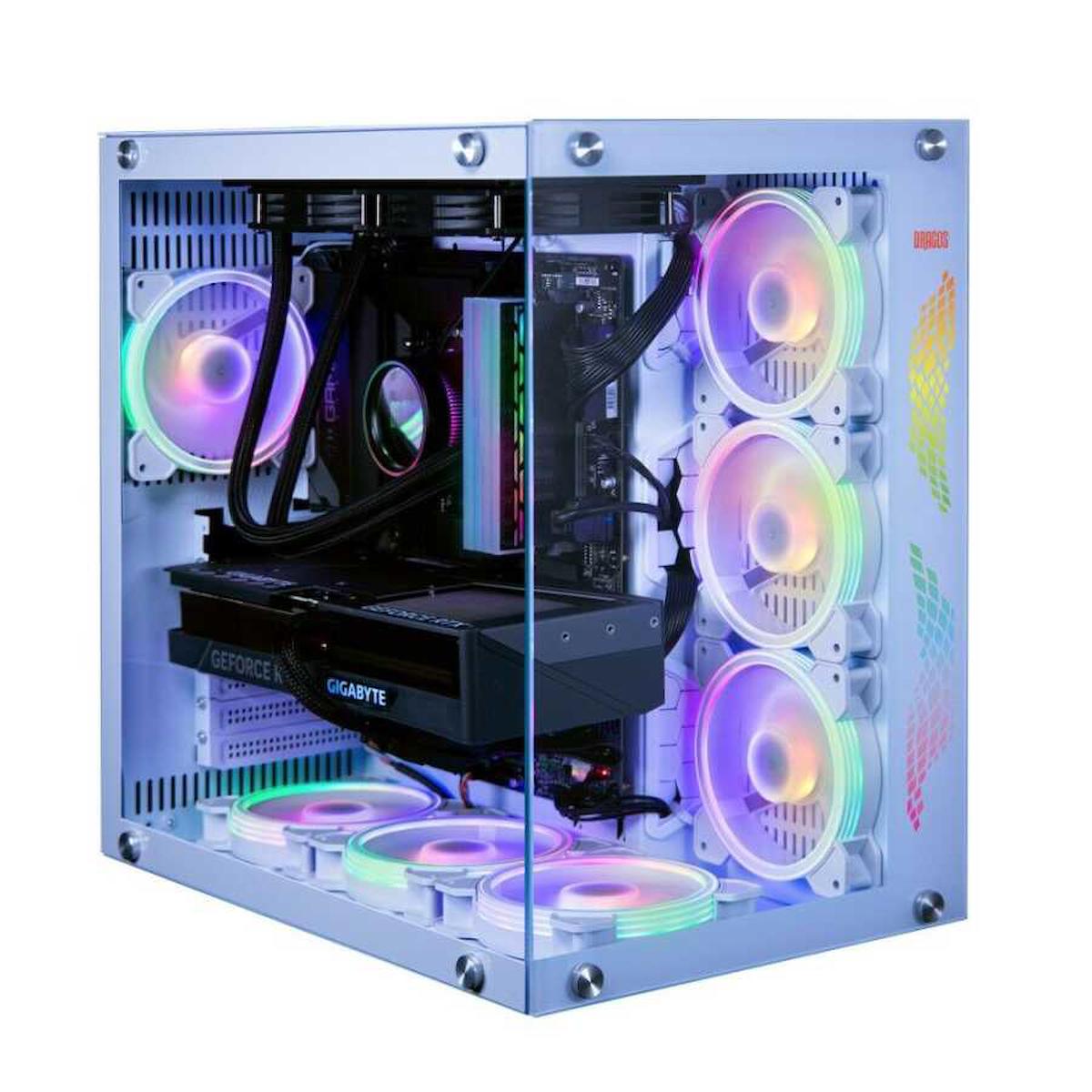 Dragos DRx1466 Harici GeForce RTX 3060 Ti Ekran Kartlı AMD Ryzen 5900X 16 GB DDR4 512 GB SSD FreeDos Masaüstü Oyuncu Bilgisayarı