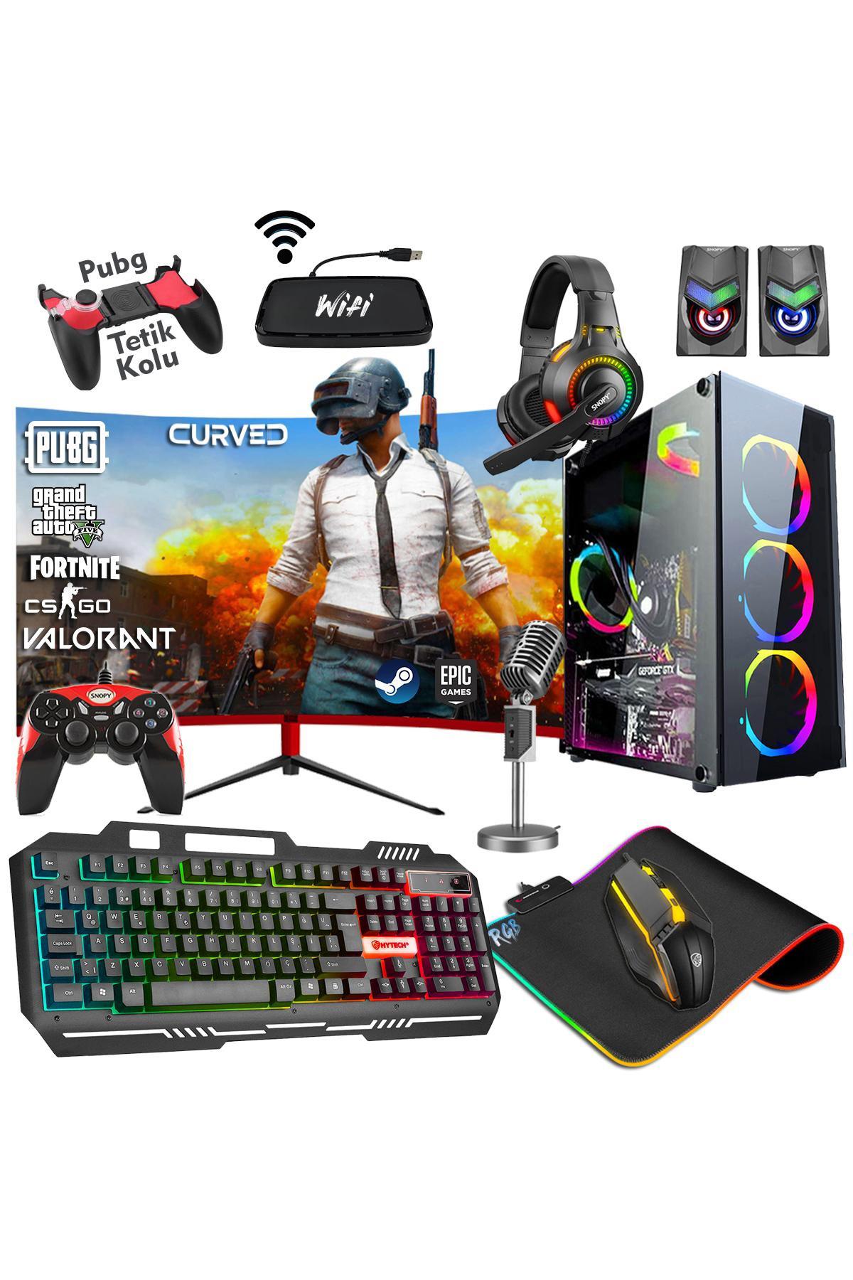 Zeiron Fx50 Harici GeForce GT 730 Ekran Kartlı Intel Core i5 10400F 16 GB DDR3 240 GB SSD 23.8 inç FULL HD FreeDos Masaüstü Oyuncu Bilgisayarı