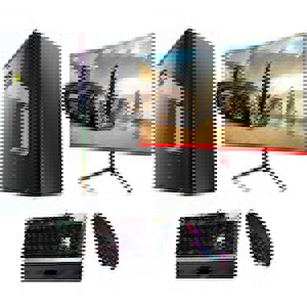 Oleas ZX150 Harici Radeon R7 240 Ekran Kartlı Intel Core i5 3470 8 GB DDR3 128 GB SSD 23.6 inç FULL HD FreeDos Masaüstü Oyuncu Bilgisayarı