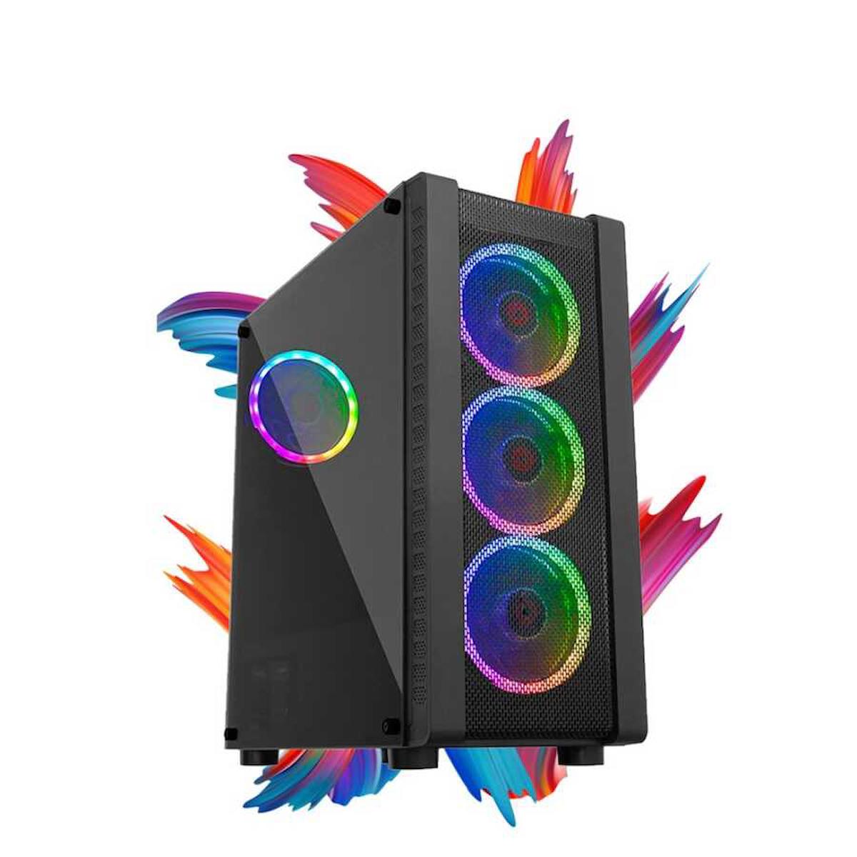 Turbox Tx491 Harici GeForce GTX 750 Ti Ekran Kartlı Intel Core i5 3470 16 GB DDR3 256 GB SSD FreeDos Masaüstü Oyuncu Bilgisayarı
