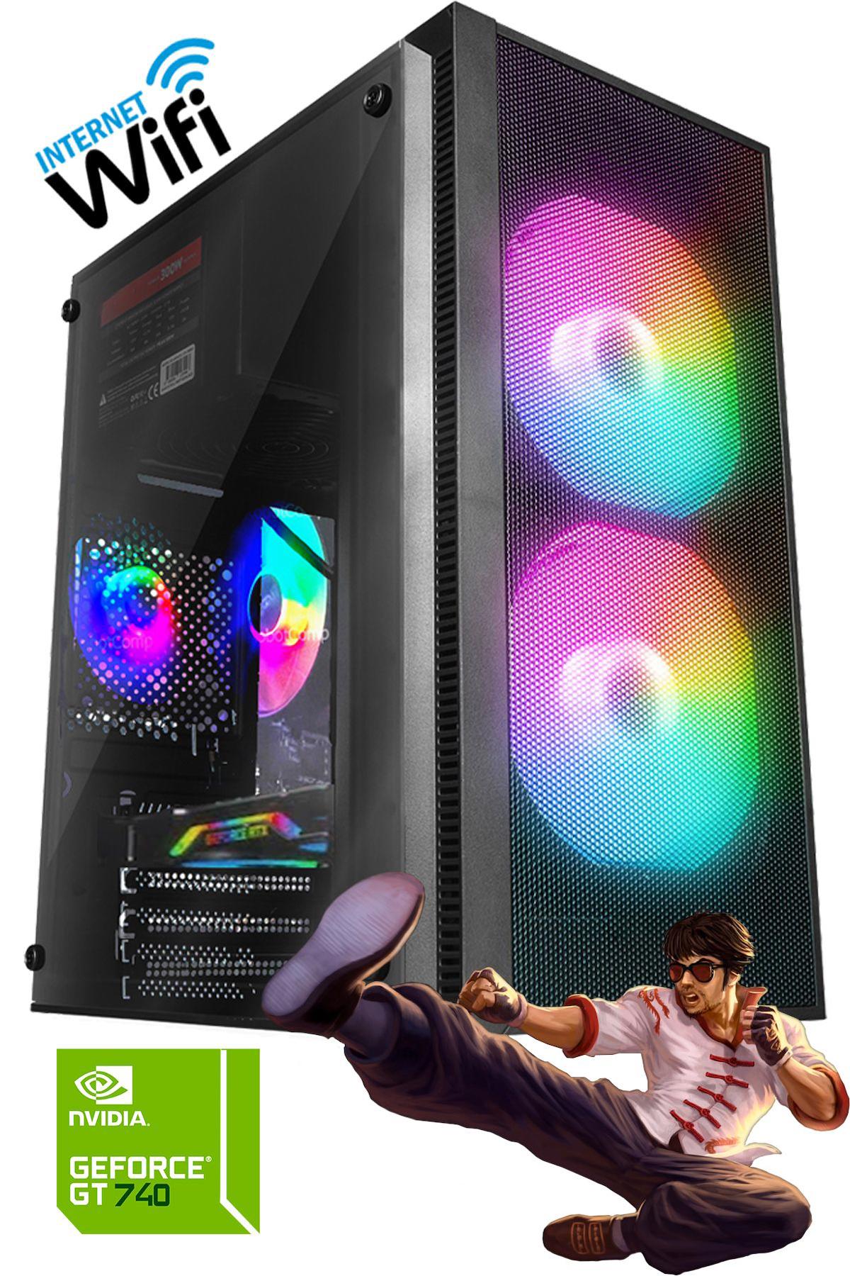 DTS Teknoloji GX362 Harici GeForce GT 740 Ekran Kartlı Intel Core i5 3470 8 GB DDR3 512 GB SSD FULL HD FreeDos Masaüstü Oyuncu Bilgisayarı