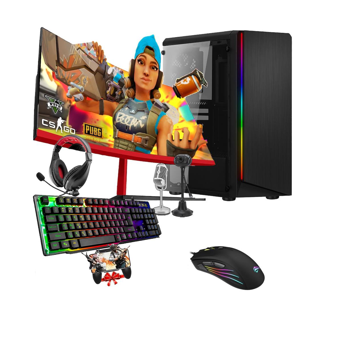 DTS Teknoloji GX75 Paylaşımlı UHD Graphics Ekran Kartlı Intel Core i5 4570 16 GB DDR3 256 GB SSD 24 inç FULL HD FreeDos Masaüstü Oyuncu Bilgisayarı