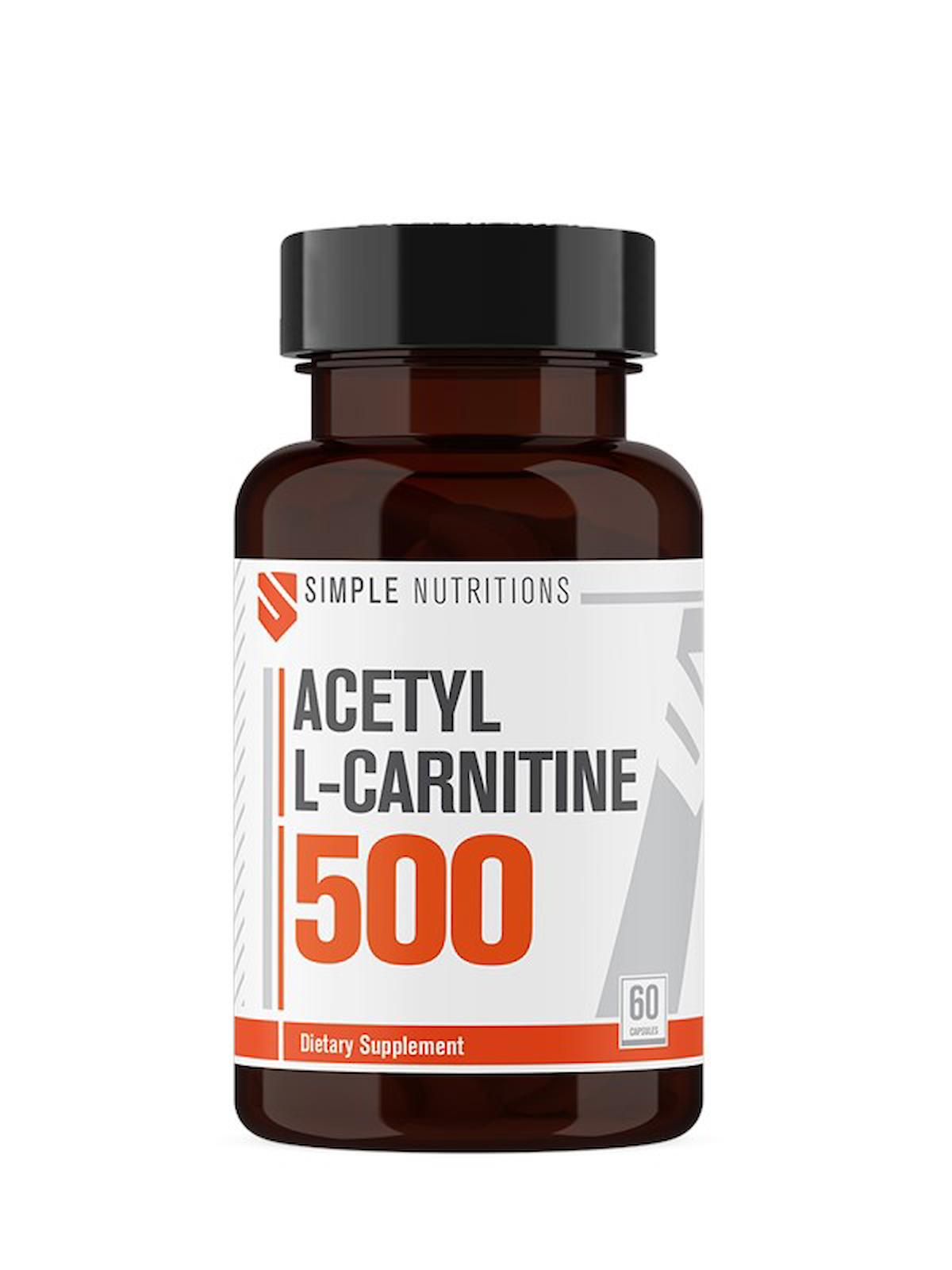 Simple Nutritions L-Carnitine Aromasız Unisex Vitamin 60 Kapsül