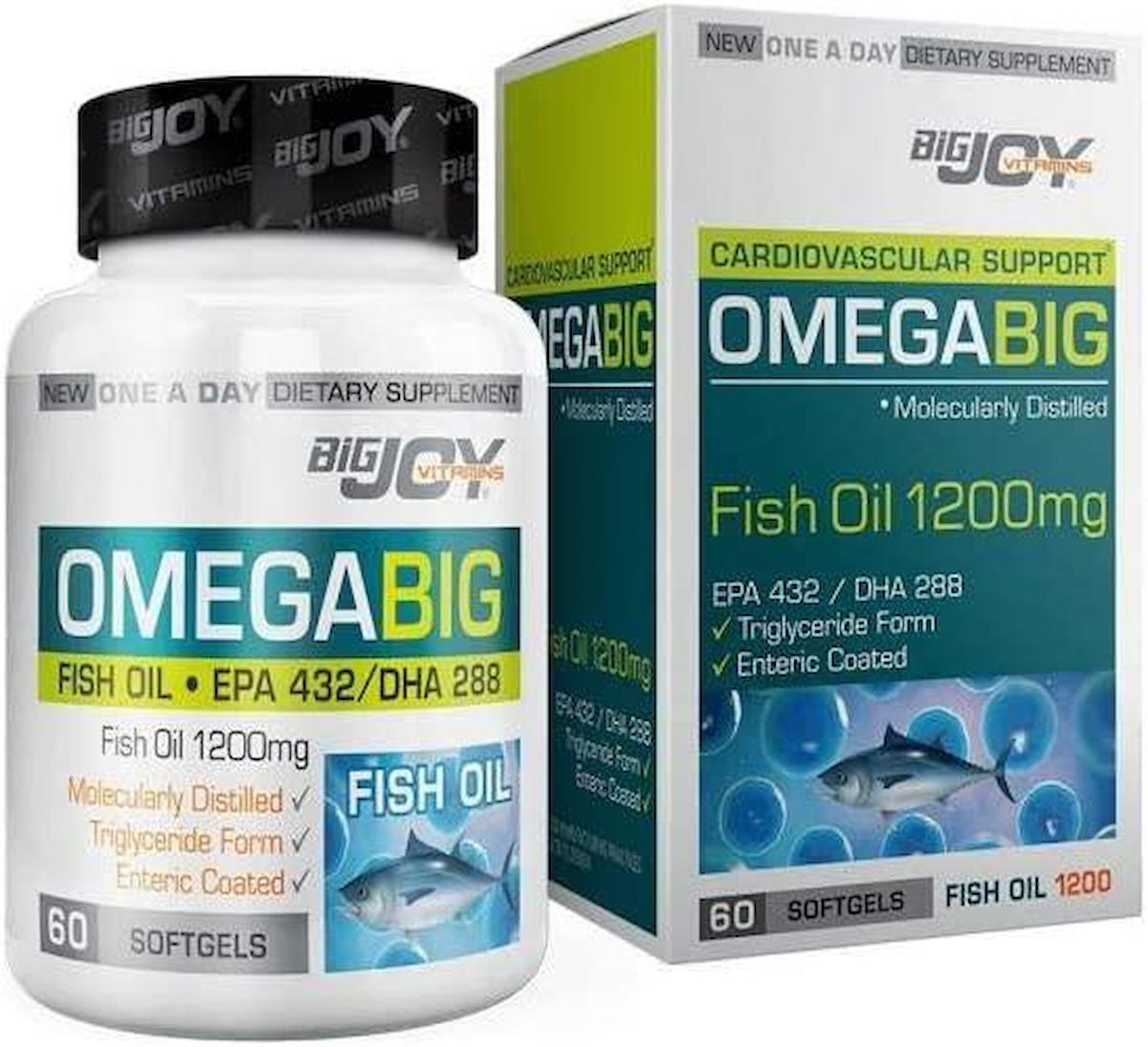 Bigjoy Vitamins Omegabig Sade Unisex Vitamin 60 Kapsül