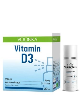 Voonka Vitamin D3 Aromasız Unisex 20 ml