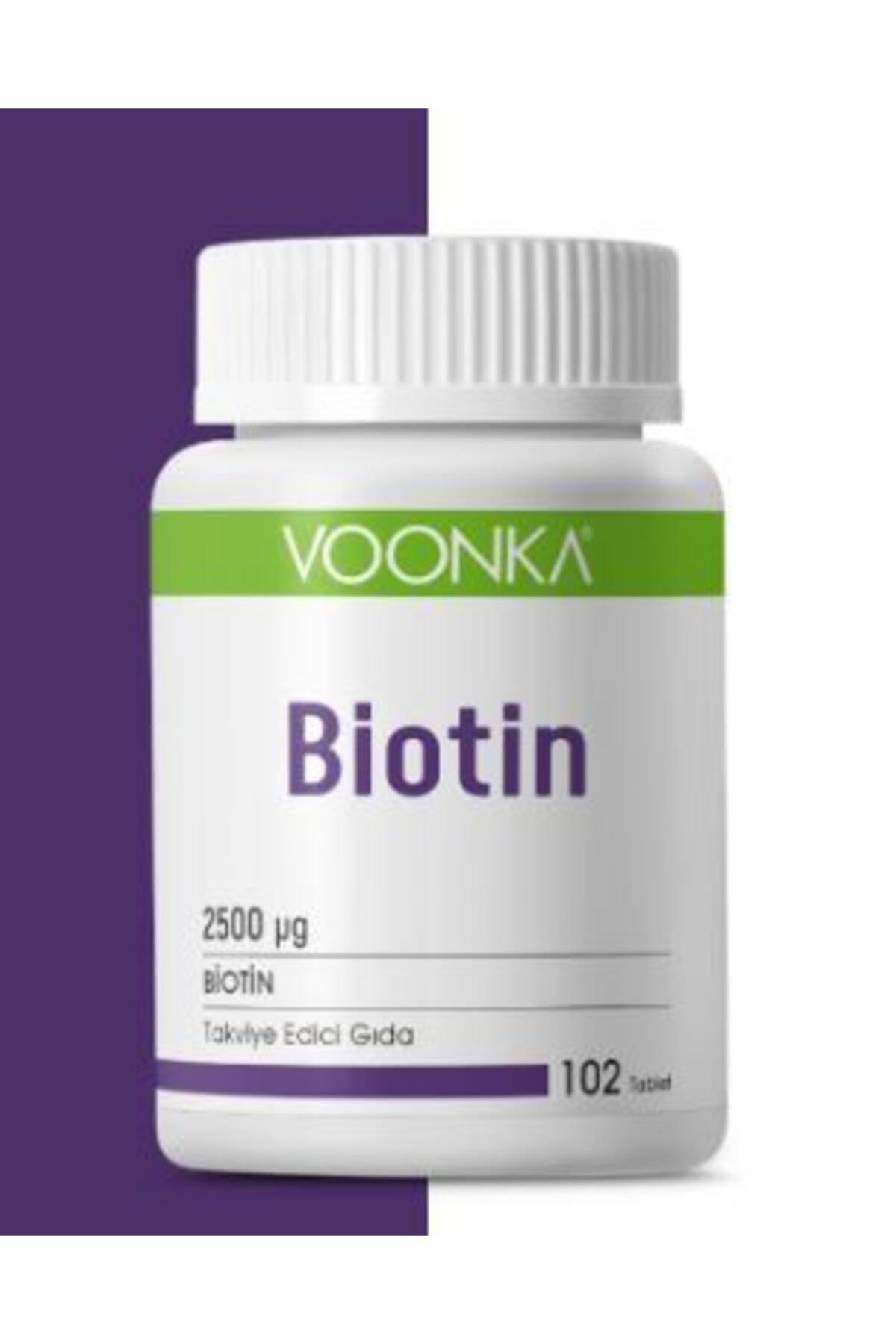 Voonka Biotin Aromasız Unisex Vitamin 102 Tablet